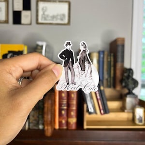 Meet Cute Romance Bookish Book Lover Vinyl Decal Sticker