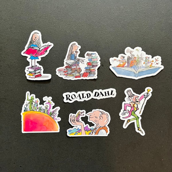 Roald Dahl Illustrations Vinyl Stickers