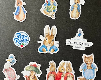 10 Beatrice Potter Peter Rabbit and Friends Vinyl Sticker