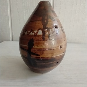 Vintage pottery Art Studio Vessel Signed by maker