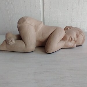Vintage Art Sculpture &quot;Sleeping Child&quot;