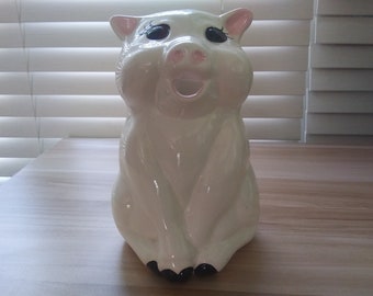 Vintage Ceramic Pig Pitcher