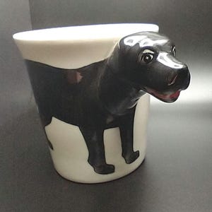 Vintage Dog handle ceramic mug/cup