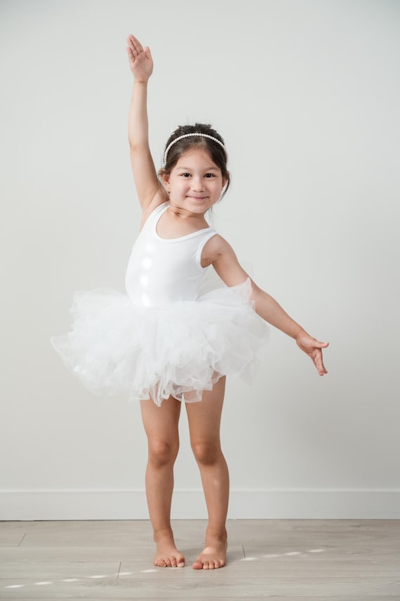 white christmas dresses White leather ballet flats main image 0