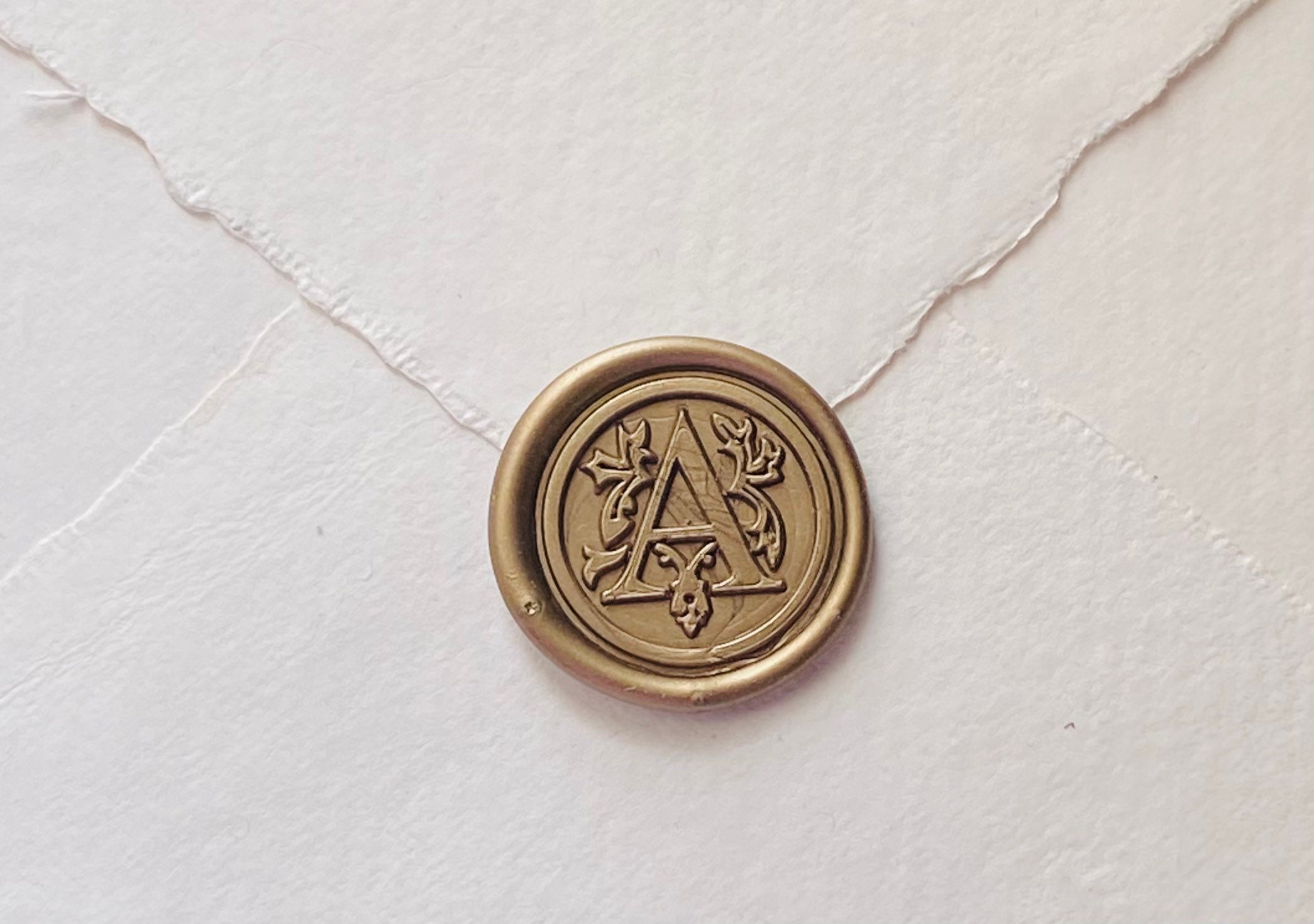 Custom "SINGLE INITIAL" A-Z  Wax Seal, Wedding  Wax Seal, E…