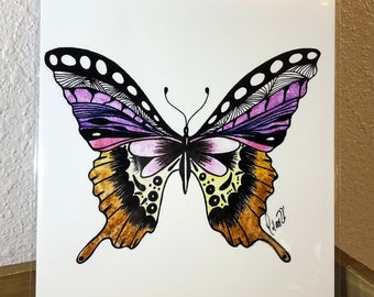 butterfly -8x10 print