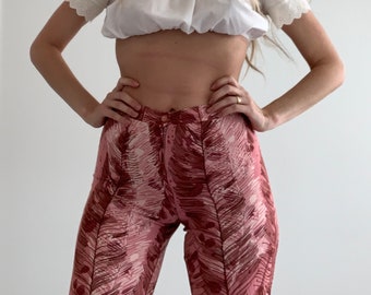 Vintage Cropped Psychedelic Pants