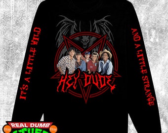Hey Dude Black Metal T-Shirt