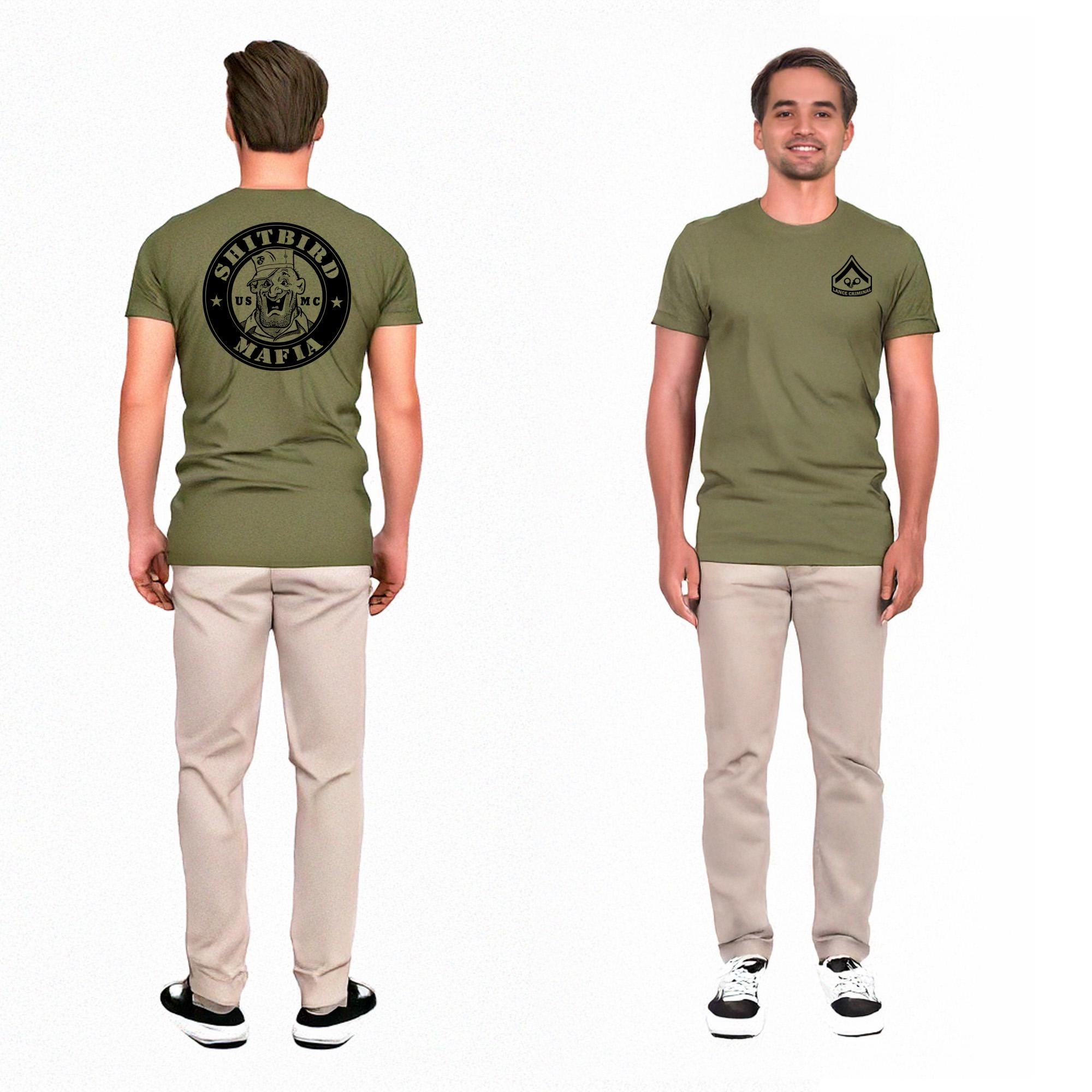 Shitbird Mafia USMC OD Short Sleeve T-shirt - Etsy