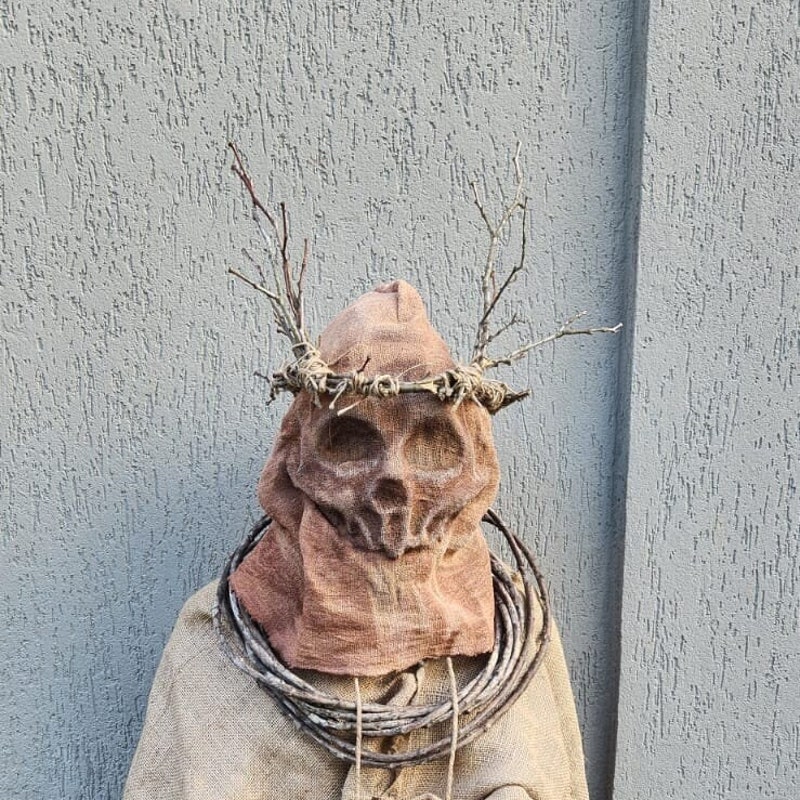 Burlap Mask - Etsy