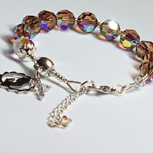 Rosary bracelet Handmade Swarovski