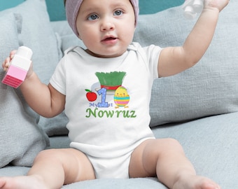 Mi primer mono de bebé para el Nowruz: atuendo para el Año Nuevo persa, regalo para la celebración del Nowruz