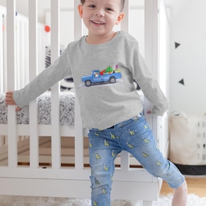 Toddler Haftsin Long Sleeve Tee  kids cotton t-shirt - 2T to 6 T-Nowruz Norooz Noroz Persian Kids made in US Canada Europe