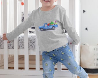 Camiseta de manga larga para niño Nowruz: diseño de camión persa
