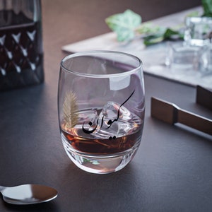 Personalized Whiskey Glass Persian Farsi - 6oz - Made in US