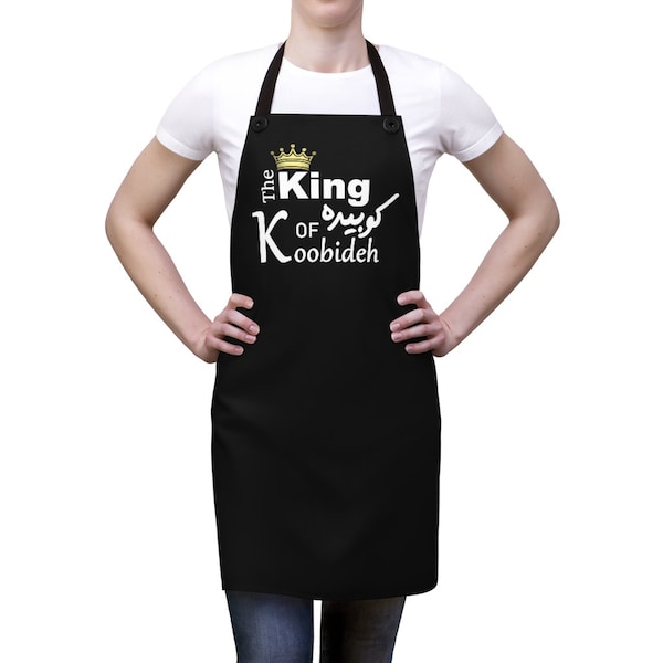 Funny 'King of Koobideh' Apron - Persian BBQ Master Gift