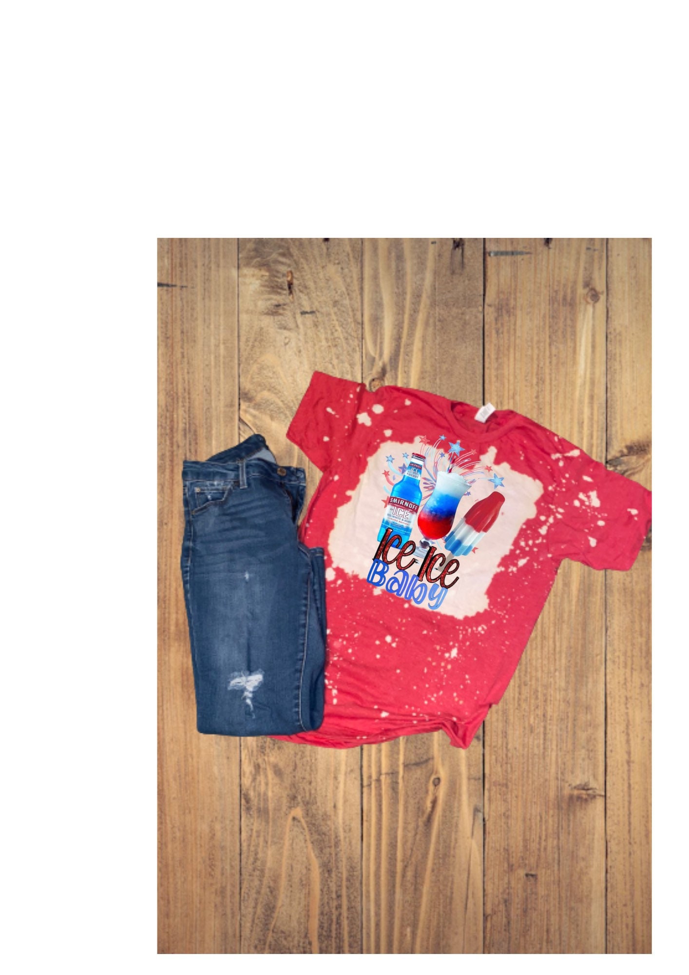 bleached fourth of july shirts