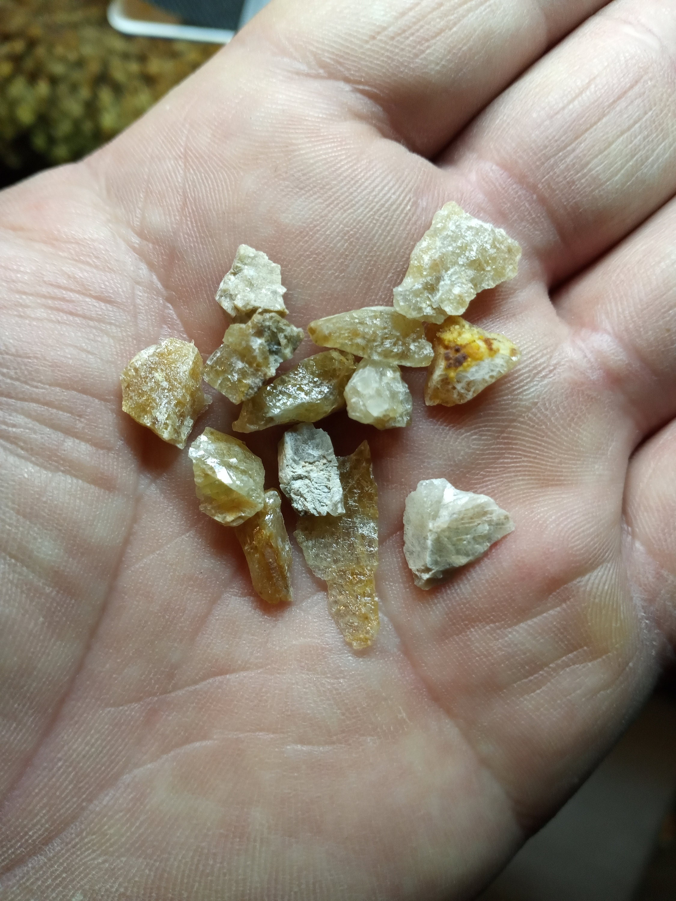 Golden Herderite, a synergy 12 healing crystal