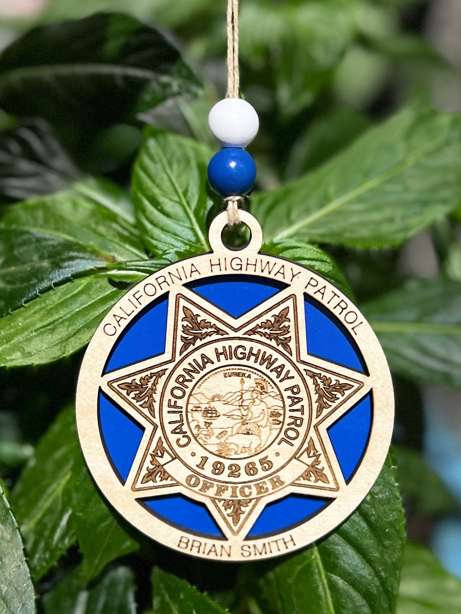 CHP Ornament, Ornament, California Highway Patrol, Christmas Ornament