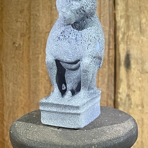 Lost Miniatures - Baboon Statue - Tiki -  1/12 Scale - Dollhouse, mini, diorama!