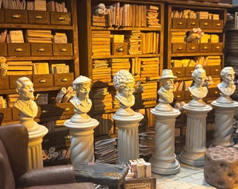 Lost Miniatures - The Library Bust Series 1 - Dollhouse / Diorama / Mini Set!