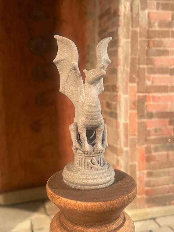 Lost Miniatures - The Dragon -  1/12 Scale - stone finish, dollhouse, diorama, gothic - mini set!