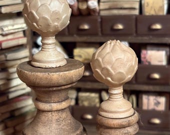 Lost Miniatures - Artichoke Sculpture - Dollhouse Decor - 1/12 Scale - Mini / Home / Diorama