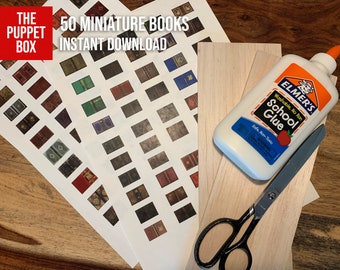 50 DIY Miniature Books - Instant Download (Set 2)