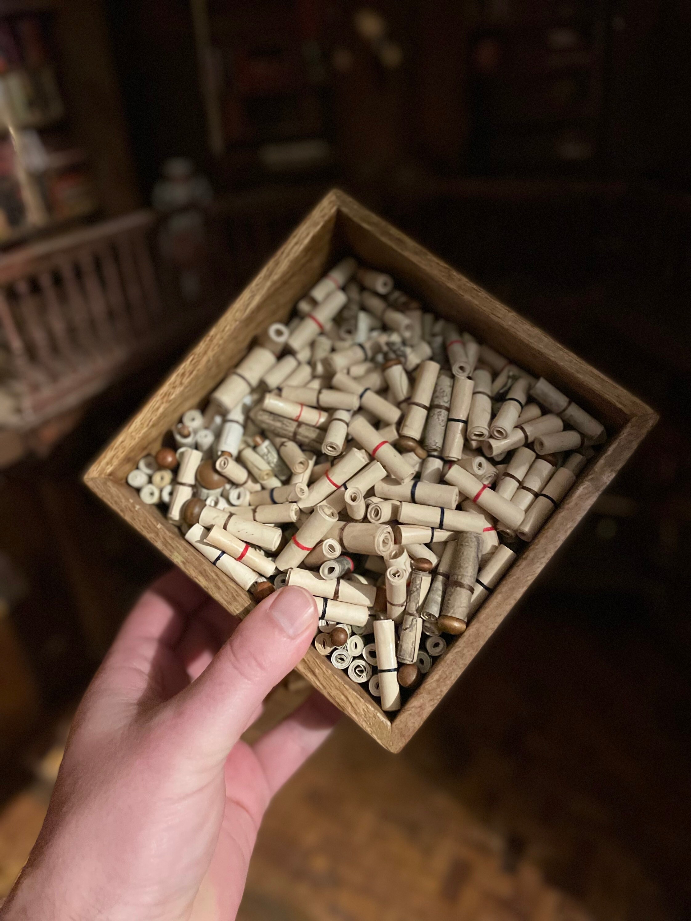 20 x Miniature Scrolls aged parchment scrolls library Etsy