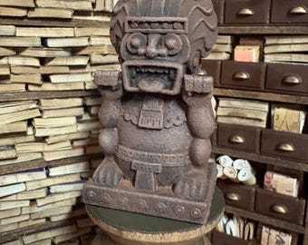 Lost Miniatures - Tiki Jungle Statue - Ancient Demon Idol - 1/12 Scale - Mini / Dollhouse / Diorama