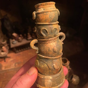 Lost Miniatures - Rusty Cauldron Stack - 1/12 Scale - Dollhouse / Diorama / Miniature Set!