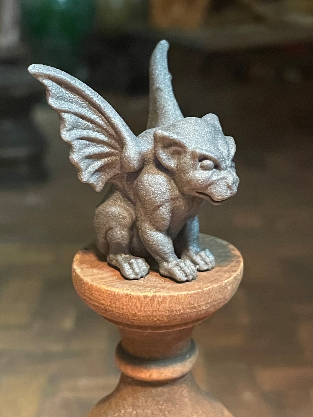 Lost Miniatures Gargoyle 1/12 Scale Mini Statue Diorama, Dollhouse