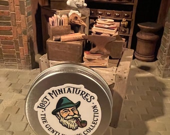 Lost Miniatures - The Gentlemen’s Collection - 1/12 Scale - Bust, Anvil, Skull, Archive - Mini Set, Dollhouse, Diorama!