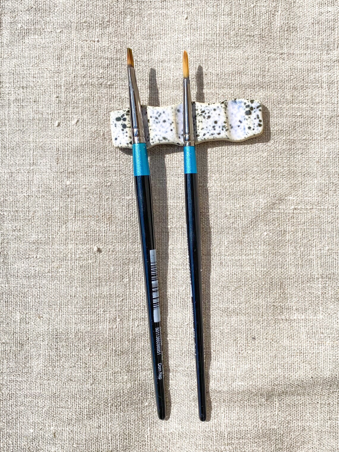 Paint brush holder ceramic paintbrush rest for painting Etsy