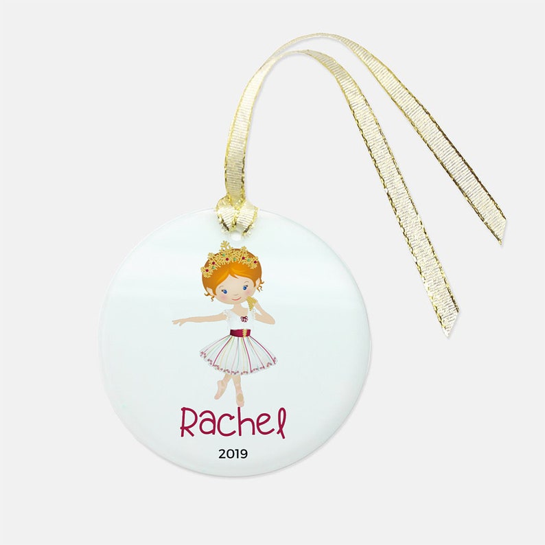 Personalized French Reed Pipes Nutcracker Ornament Round White Ornament ...
