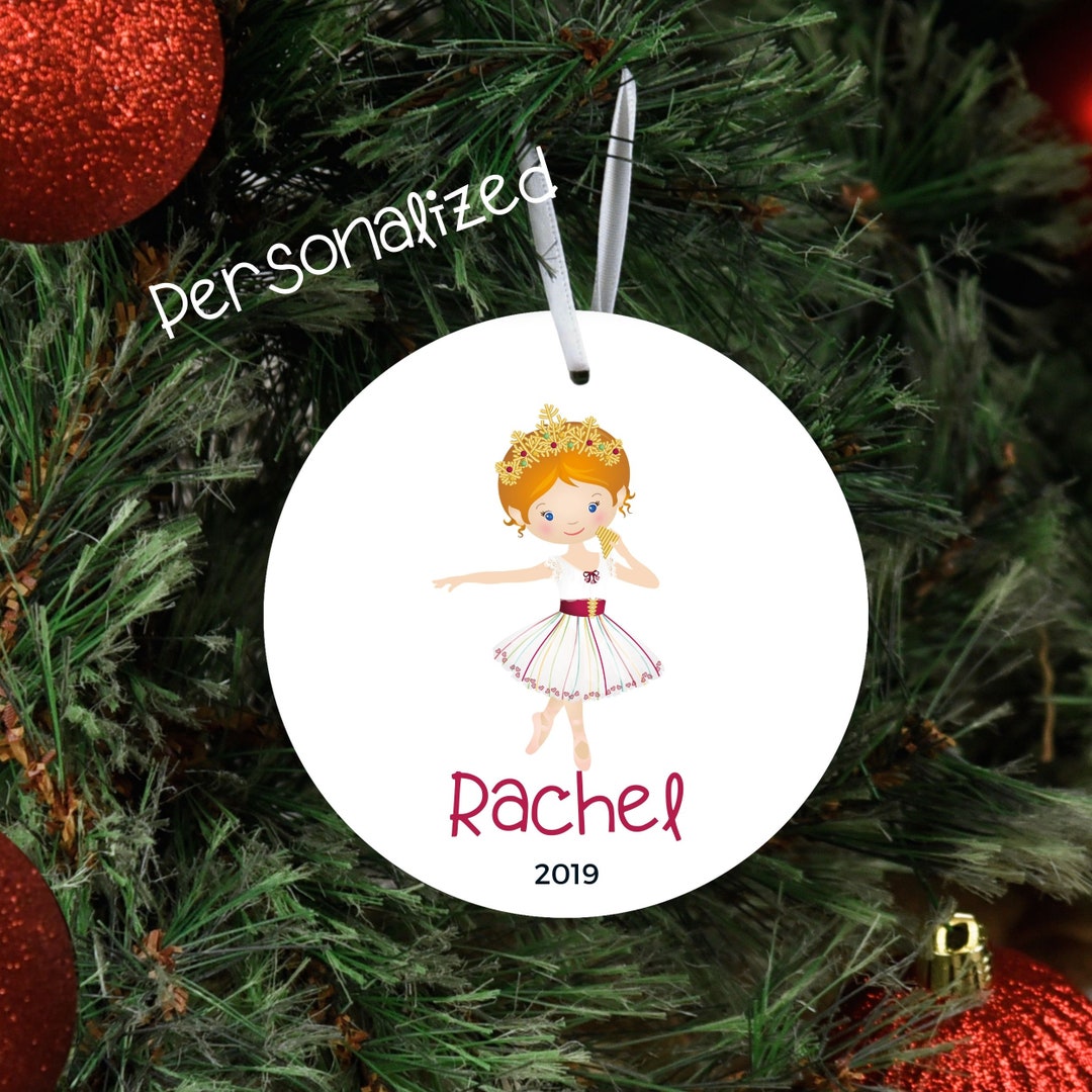 Personalized French Reed Pipes Nutcracker Ornament Round White Ornament ...