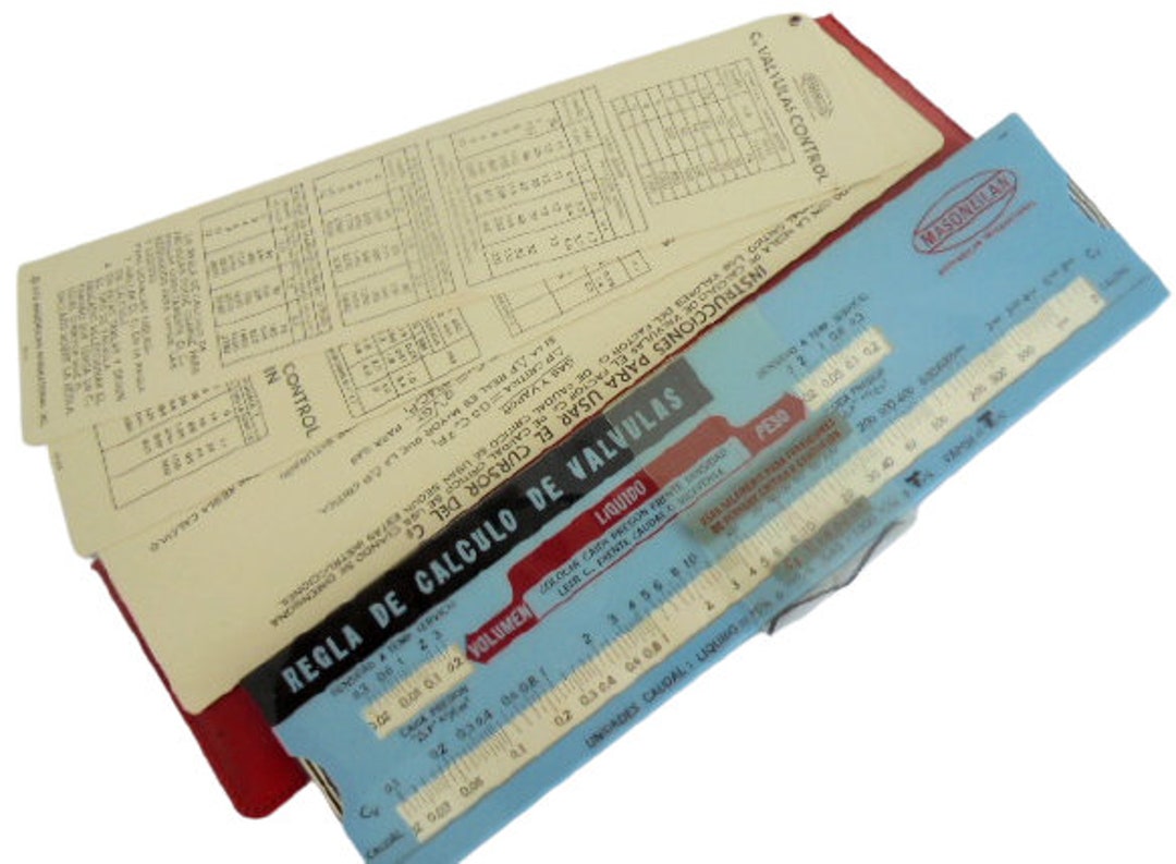 Slide Ruler for Vapor and Gas MASONEILAN SPAIN in It's - Etsy
