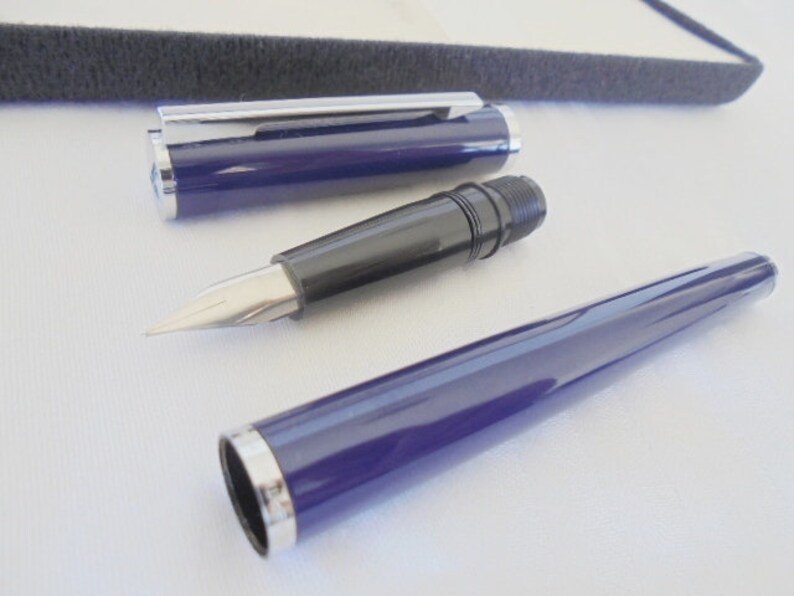 WATERMAN COTELE fountain pen lacque in blue color Original in gift box