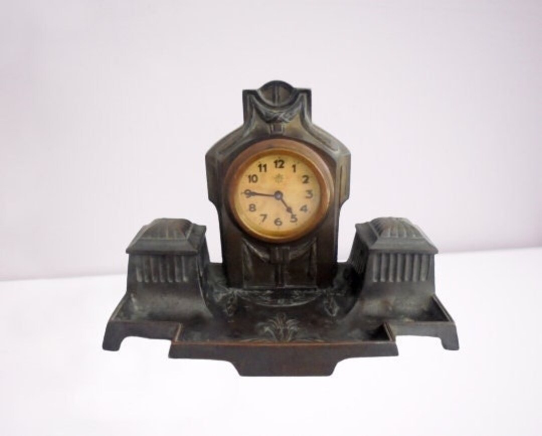 Junghans Bureauklok Met Inktstandaard Originele Jaren 1940 In - Etsy België