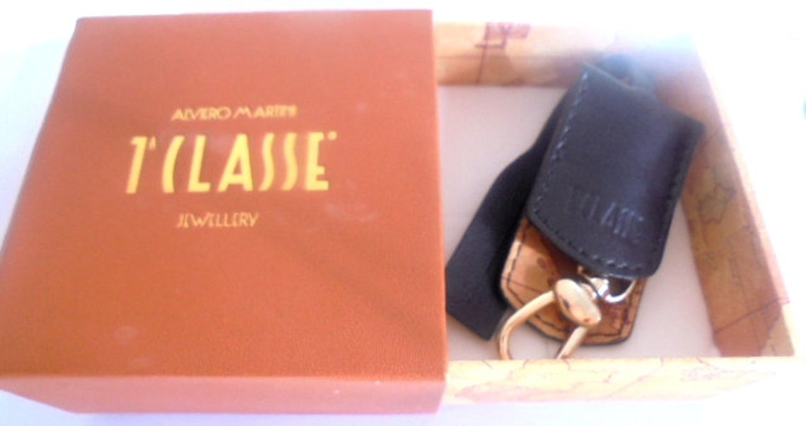 Keychain ALVIERO MARTINI 1 Prima CLASSE Made in Italy Original Etsy