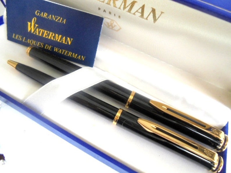 WATERMAN MAESTRO SET Fountain Pen and Ball Point Pen Lacque - Etsy