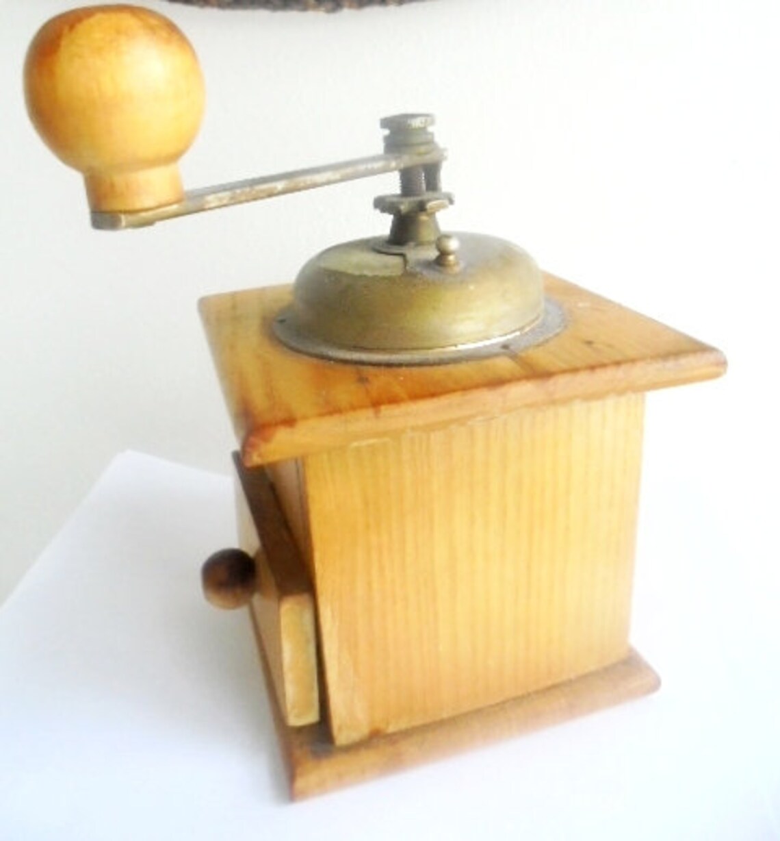 FUNZ COFFEE GRINDER in Holz und Metall Original aus den 1960er | Etsy