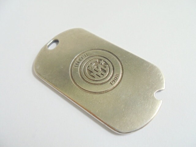 INTER CALCIO Soccer Team Metal Necklace Pendent Charm for - Etsy