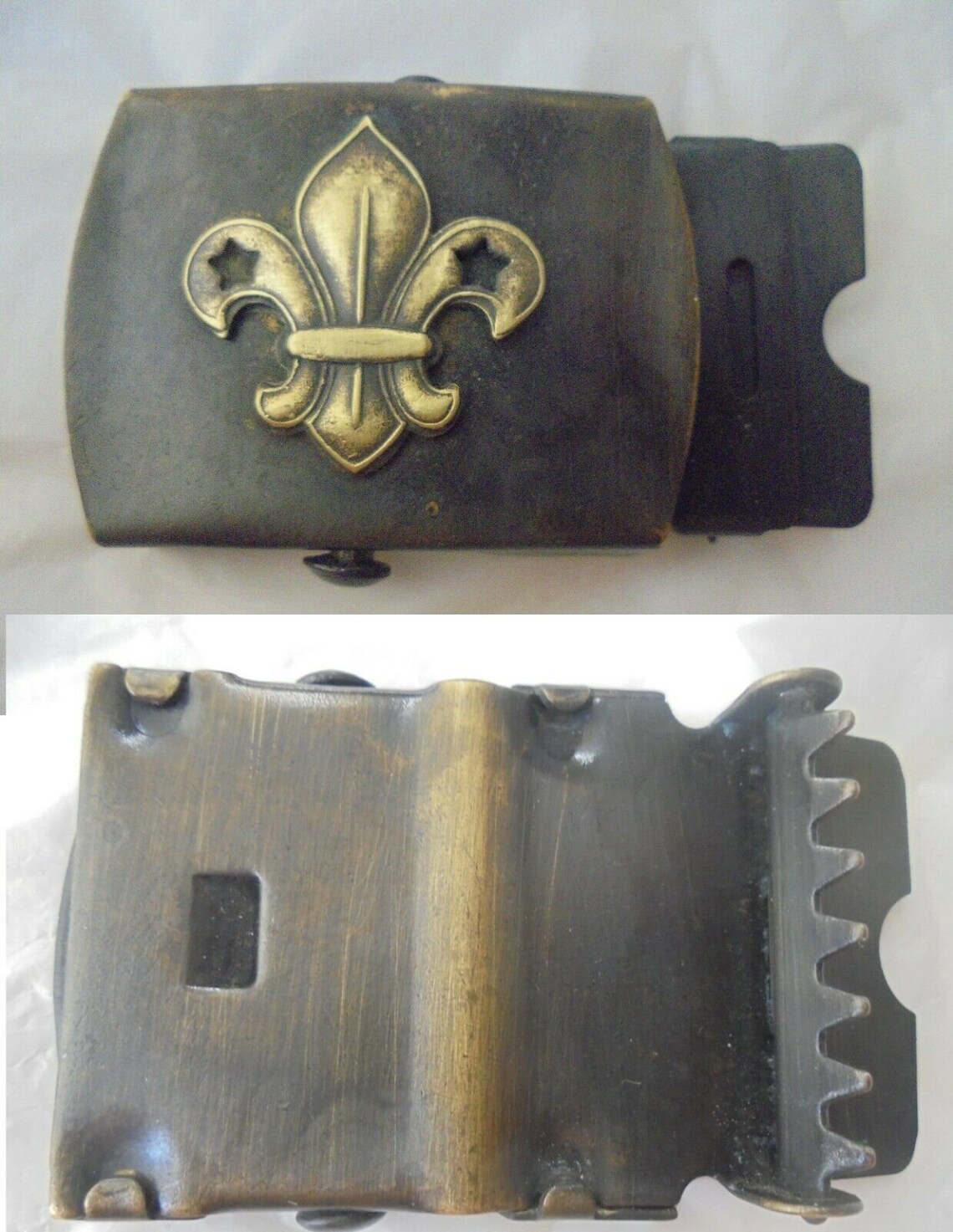 BOY SCOUTS Original Belt BUCKLE in Metal and Brass for Uniform Etsy