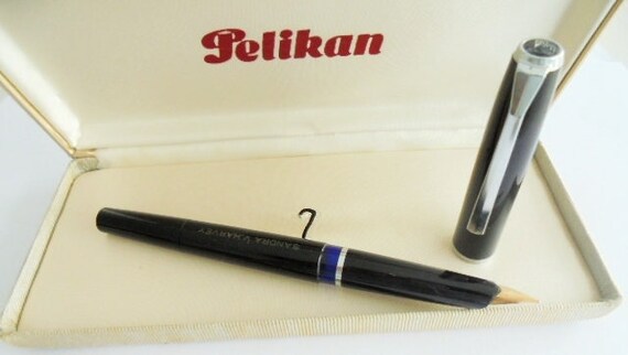 comfort Veel gevaarlijke situaties liberaal Buy PELIKAN 21 SILVEXA Fountain Pen in Black Color Original in Online in  India - Etsy