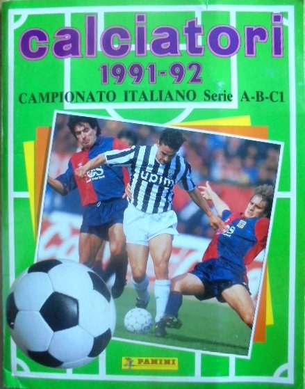 CALCIATORI 1991 1992 '91 '92 ALBUM figurine PANINI - Etsy 日本