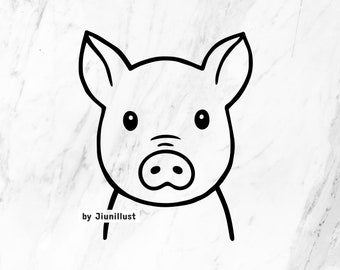 Download Baby Pig Svg Etsy