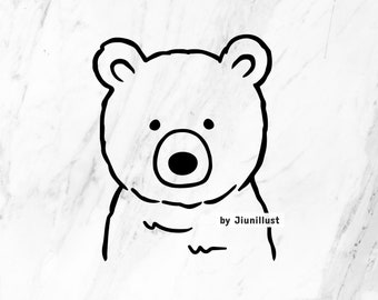 Download Cute Bear Svg Etsy