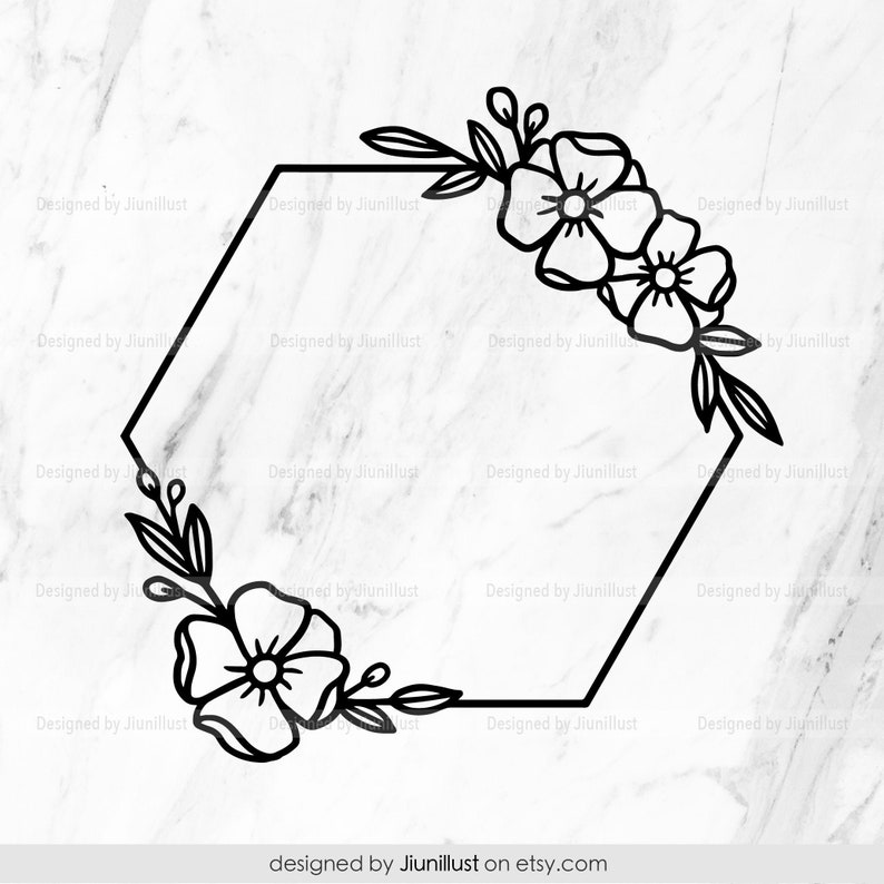 Free Free 334 Flower Svg Frame SVG PNG EPS DXF File