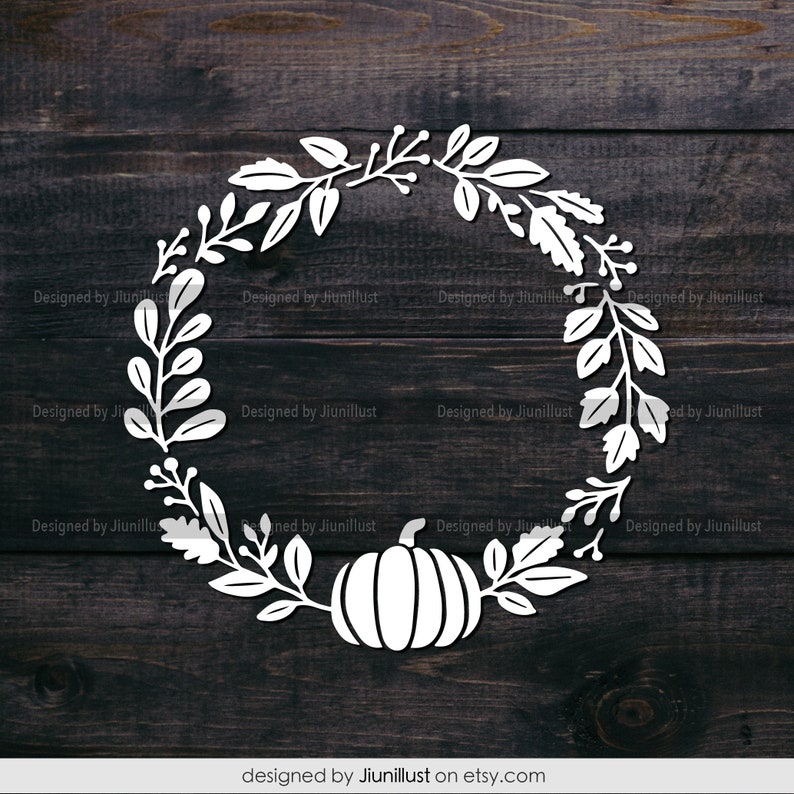 Download Clip Art Pumpkin Wreath Svg Thanksgiving Svg Sublimation Flower Leaves Plant Png Floral Wreath Svg Autumn Wreath Svg Hand Drawn Pumpkin Svg Art Collectibles